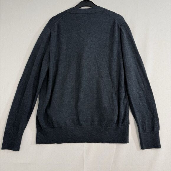 Polo Ralph Lauren Women's Washable Merino Wool Cardigan -Embroidered Patch Large - Picture 2 of 8